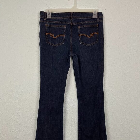 SO Bootcut Jeans – Size 11 Average – Dark Wash Stretch Denim - Picture 3 of 11